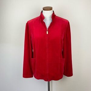 St. John Sport Vintage Fleece Full-Zip Jacket